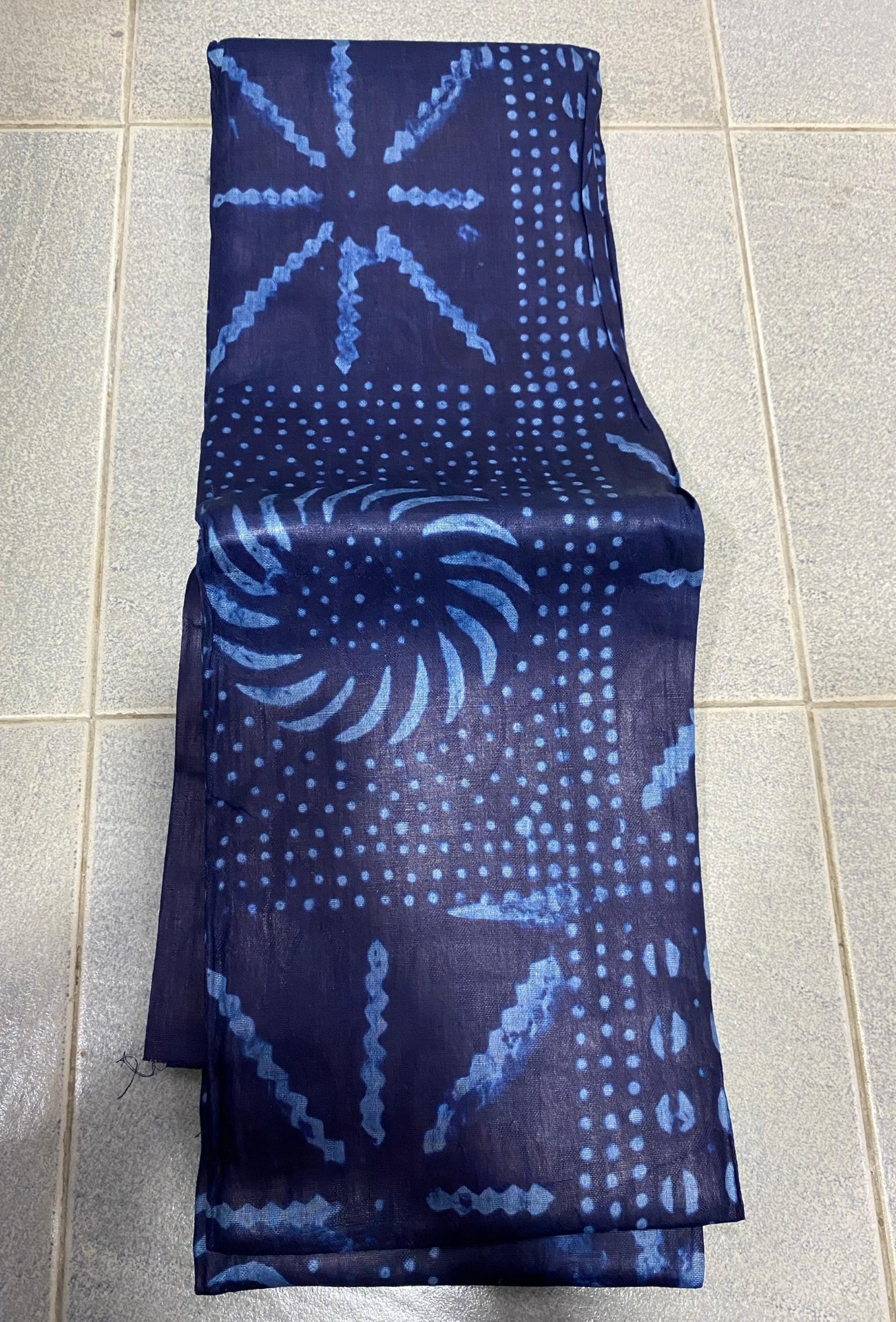 Indigo Star Burst Shibori