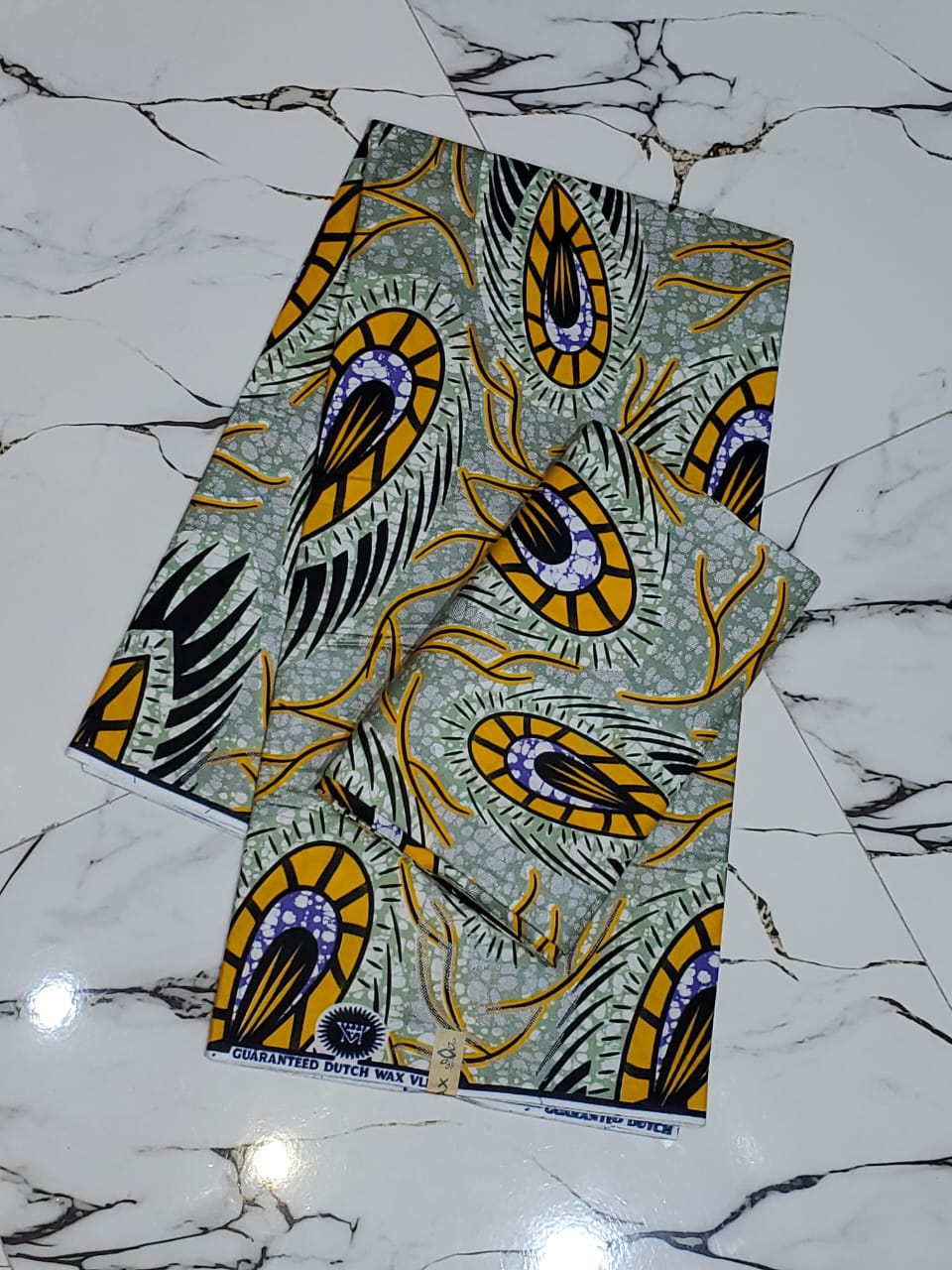 Vlisco Guaranteed Dutch Wax Peacock Eye