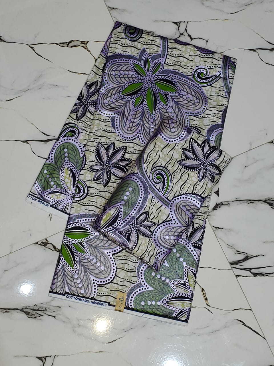 Cottonhaus Lilac Lotus Poplin