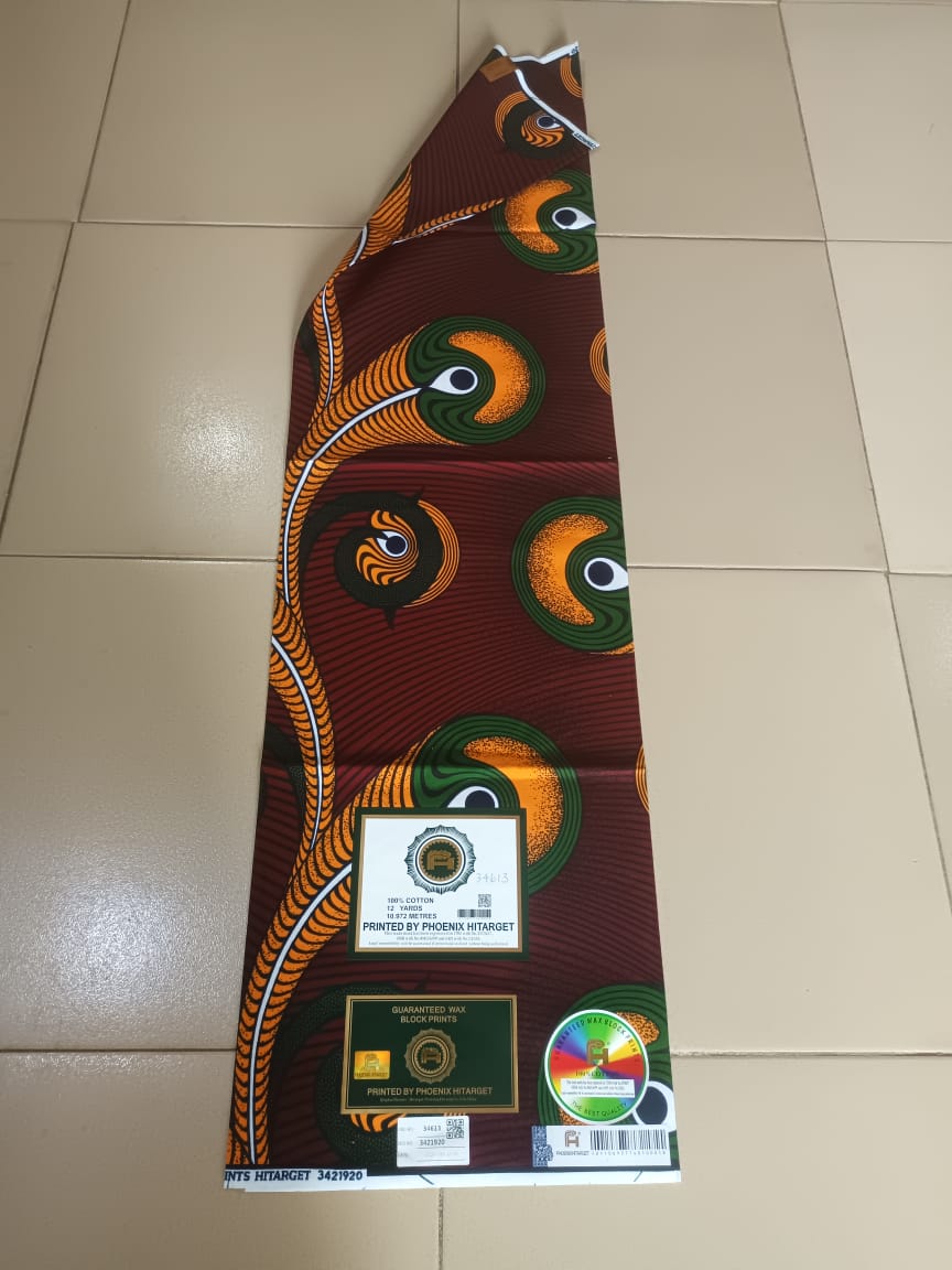 Hitarget Burgundy & Emerald Peacock Eye