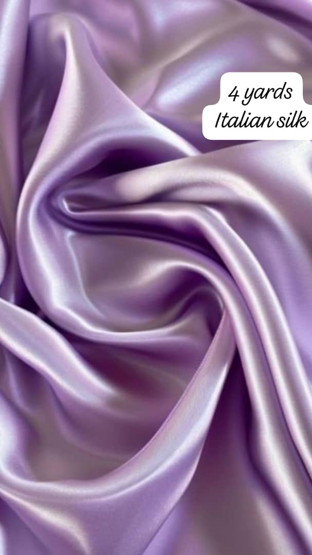 Lavender Plain Italian Silk