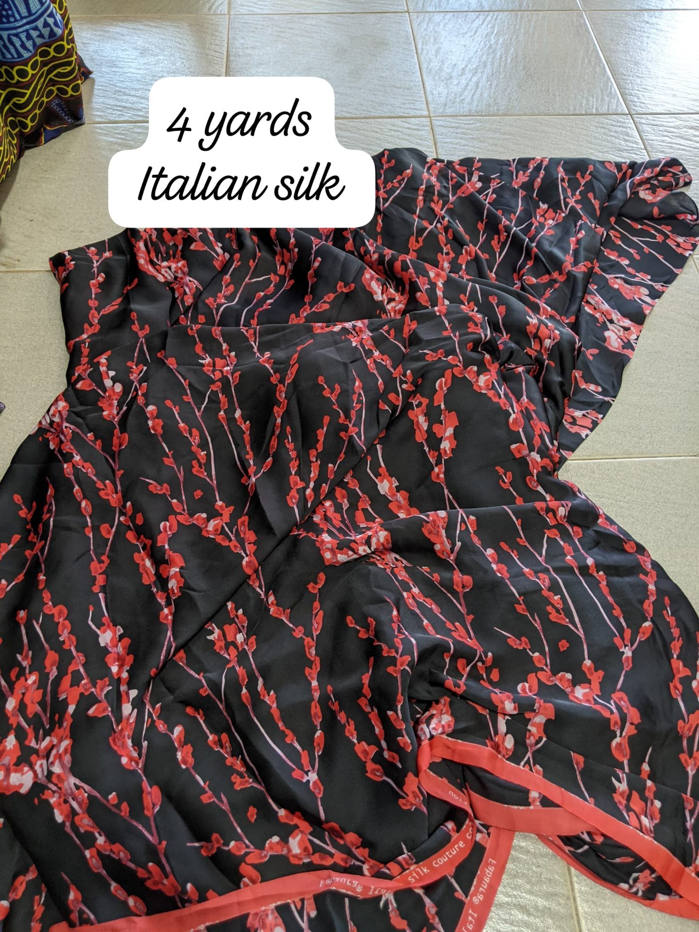 Onyx Cherry Blossom Silk