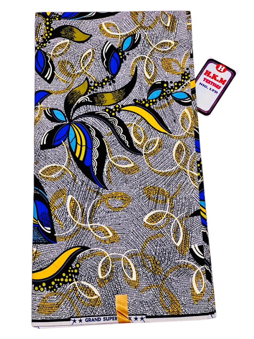 Grand Super-Wax Cobalt & Mustard Lily