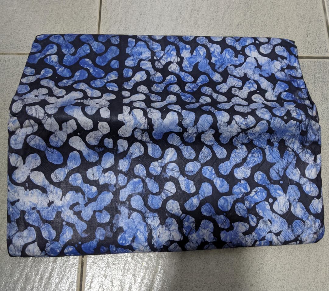 Indigo Pebble Camo Batik