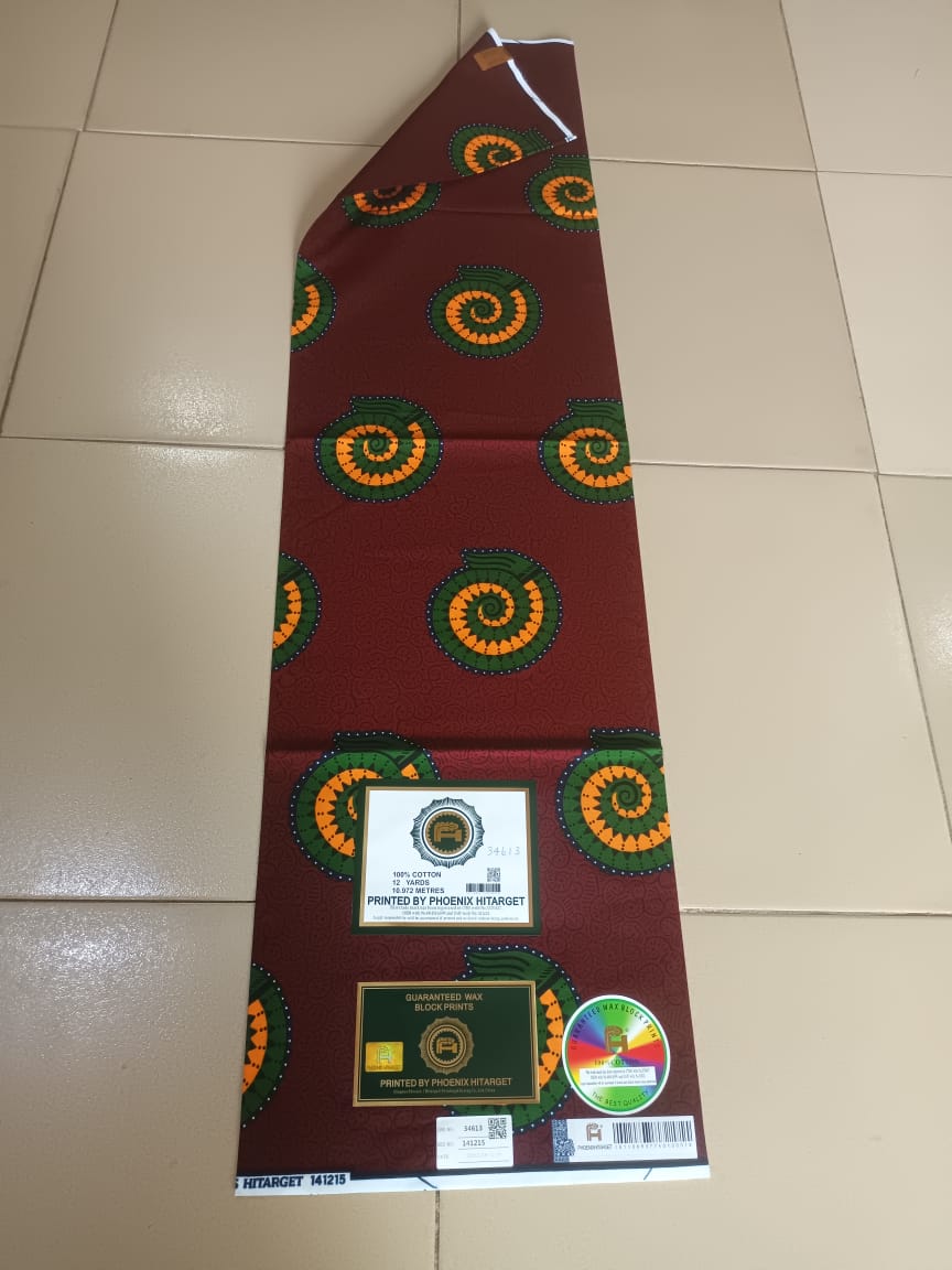 Hitarget Burgundy & Emerald Ammonite Spiral