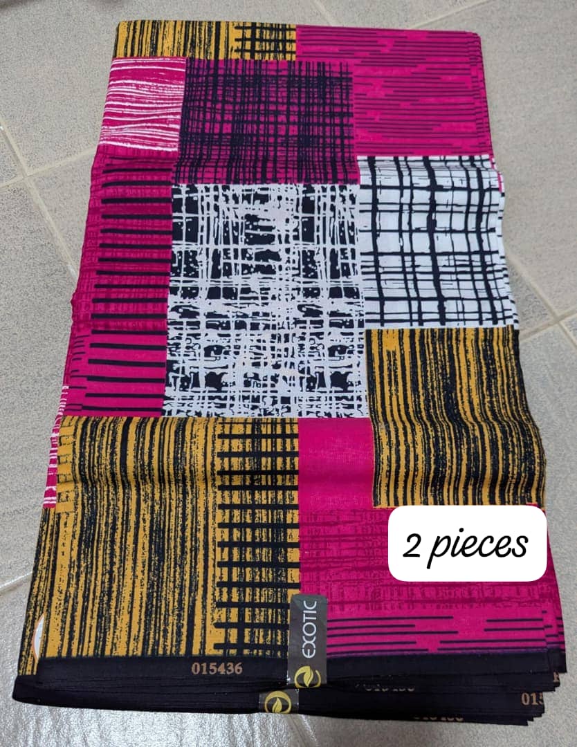 Exotic Fuchsia Noir Patchwork