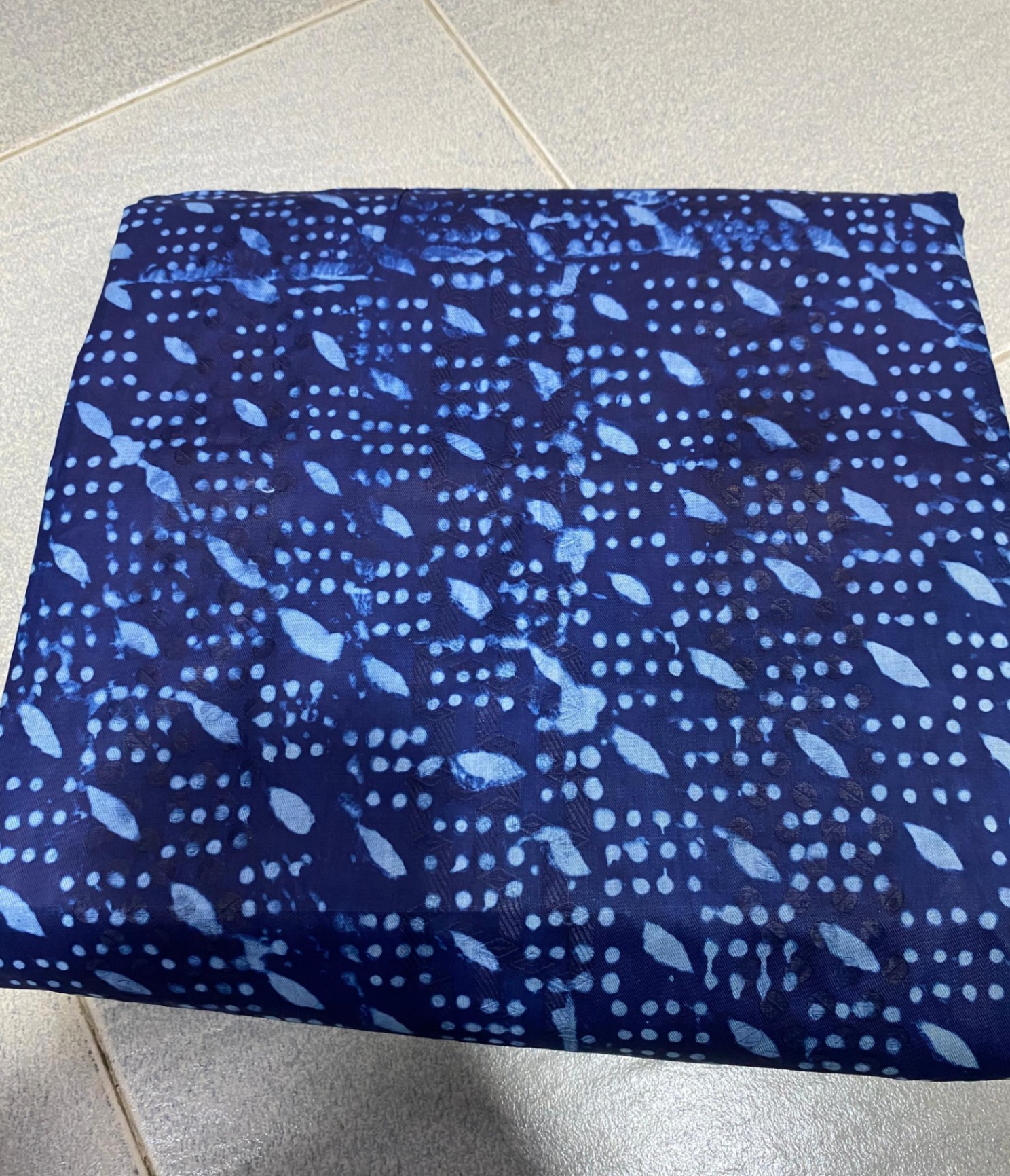 Indigo Confetti Dot Batik