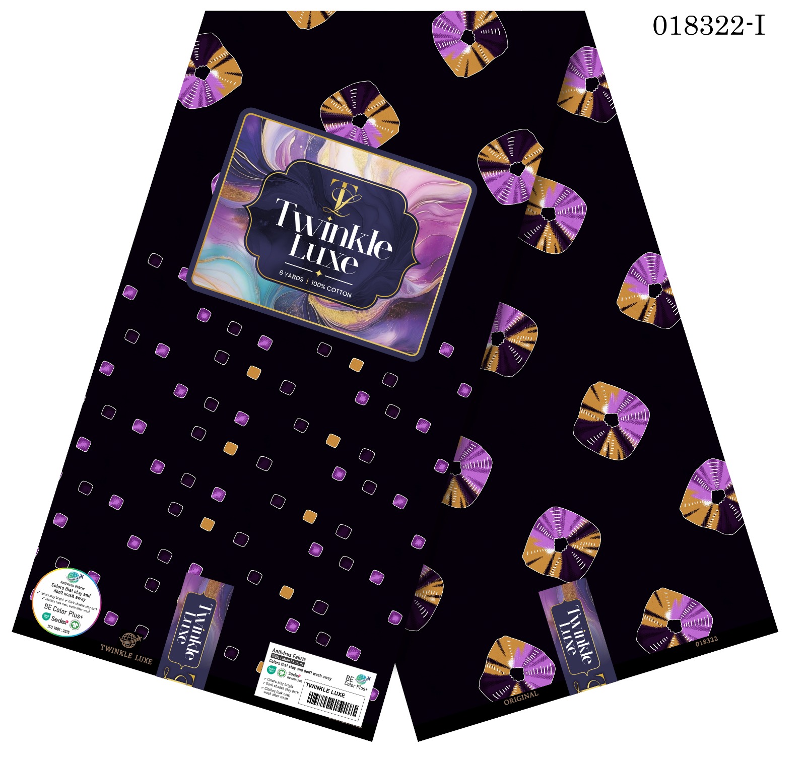 Twinkle Luxe Violet Pinwheel