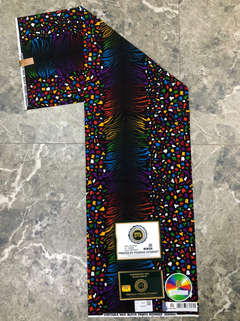 Hitarget Noir Rainbow Zebra Confetti