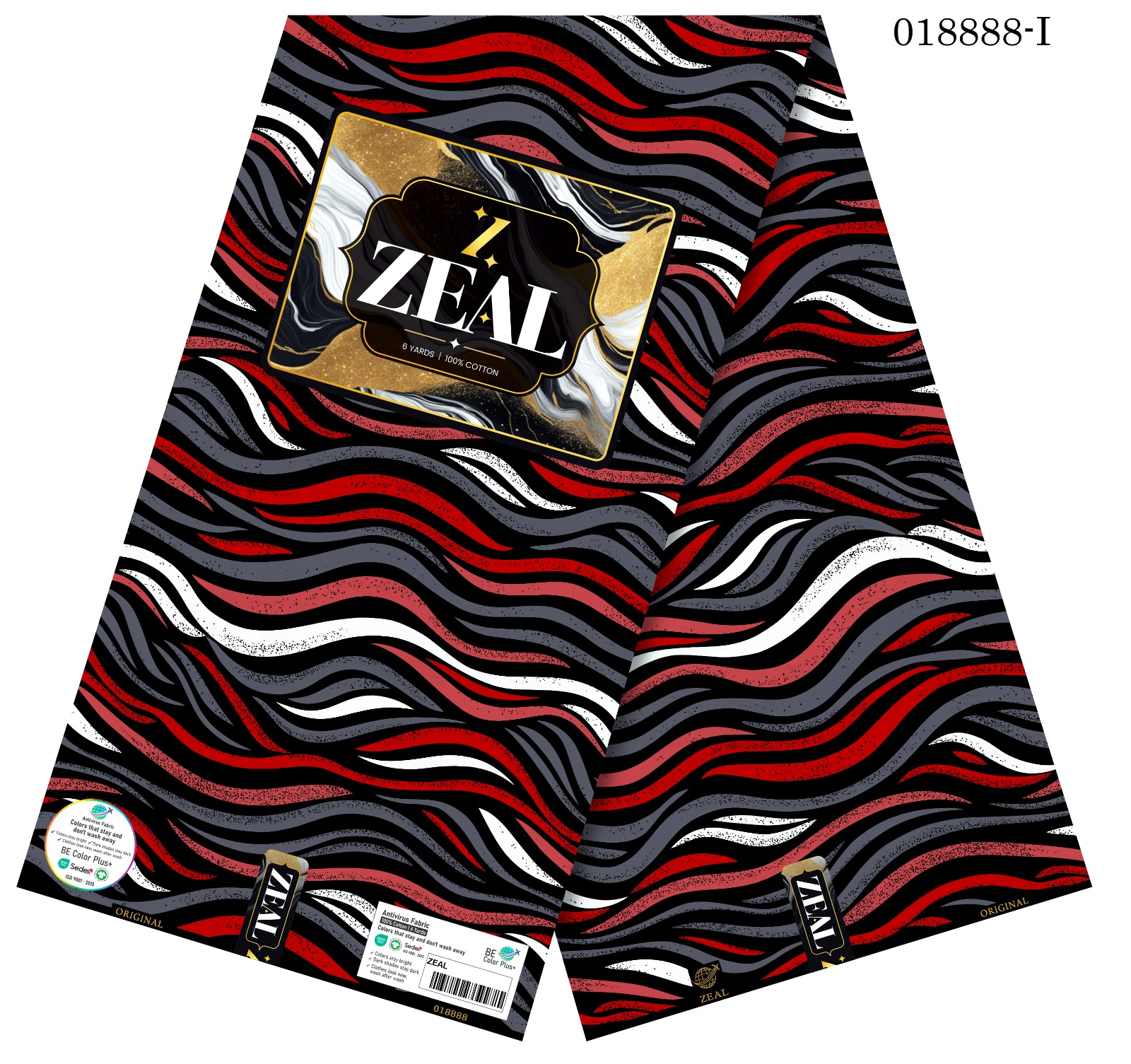 Zeal Crimson Marble Wave