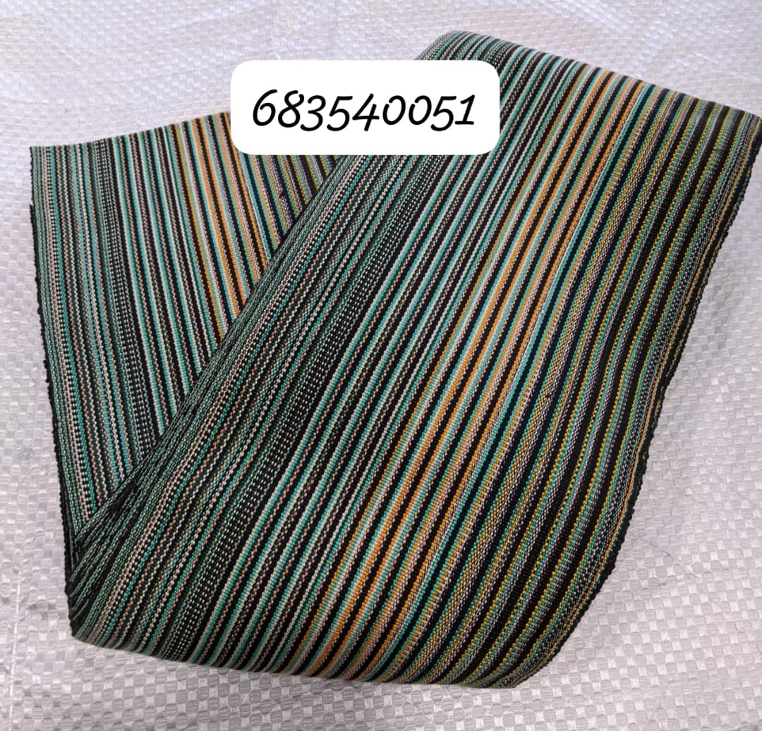 Ghana Smoked Emerald Amber Pinstripe