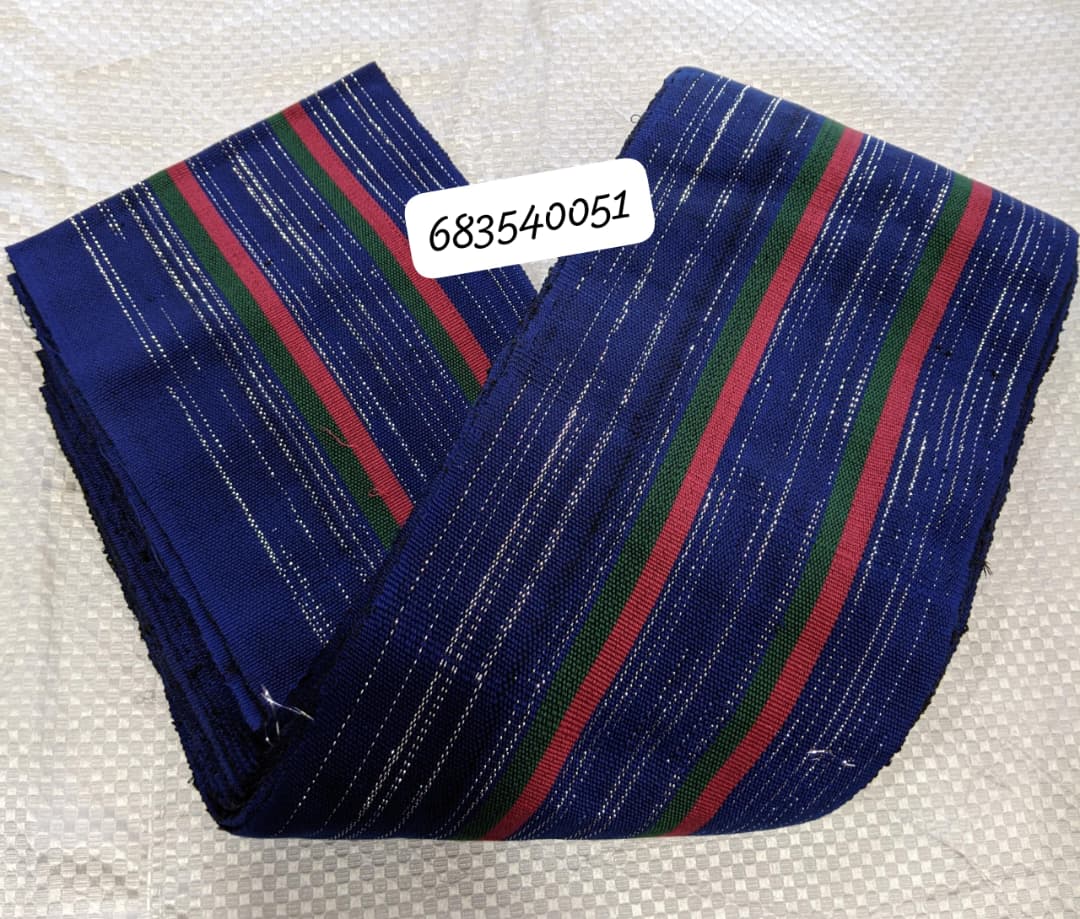 Ghana Smoked Sapphire Ruby Emerald Stripe