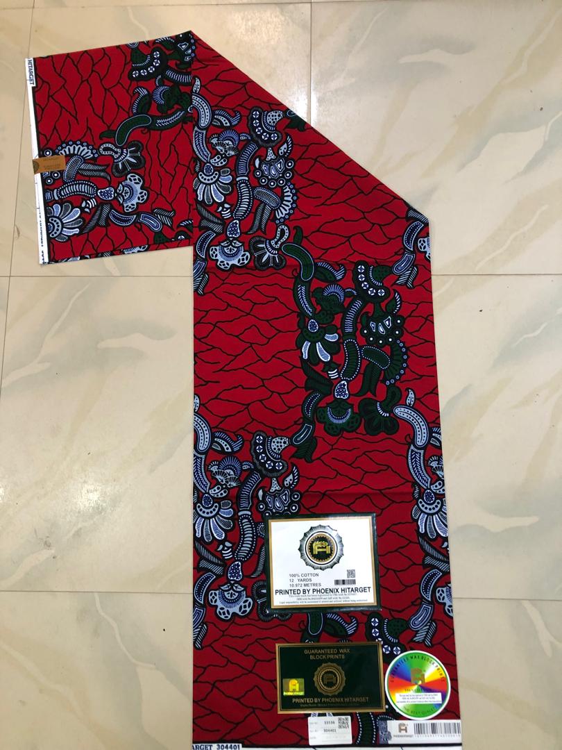 Hitarget Crimson & Noir Paisley Cluster