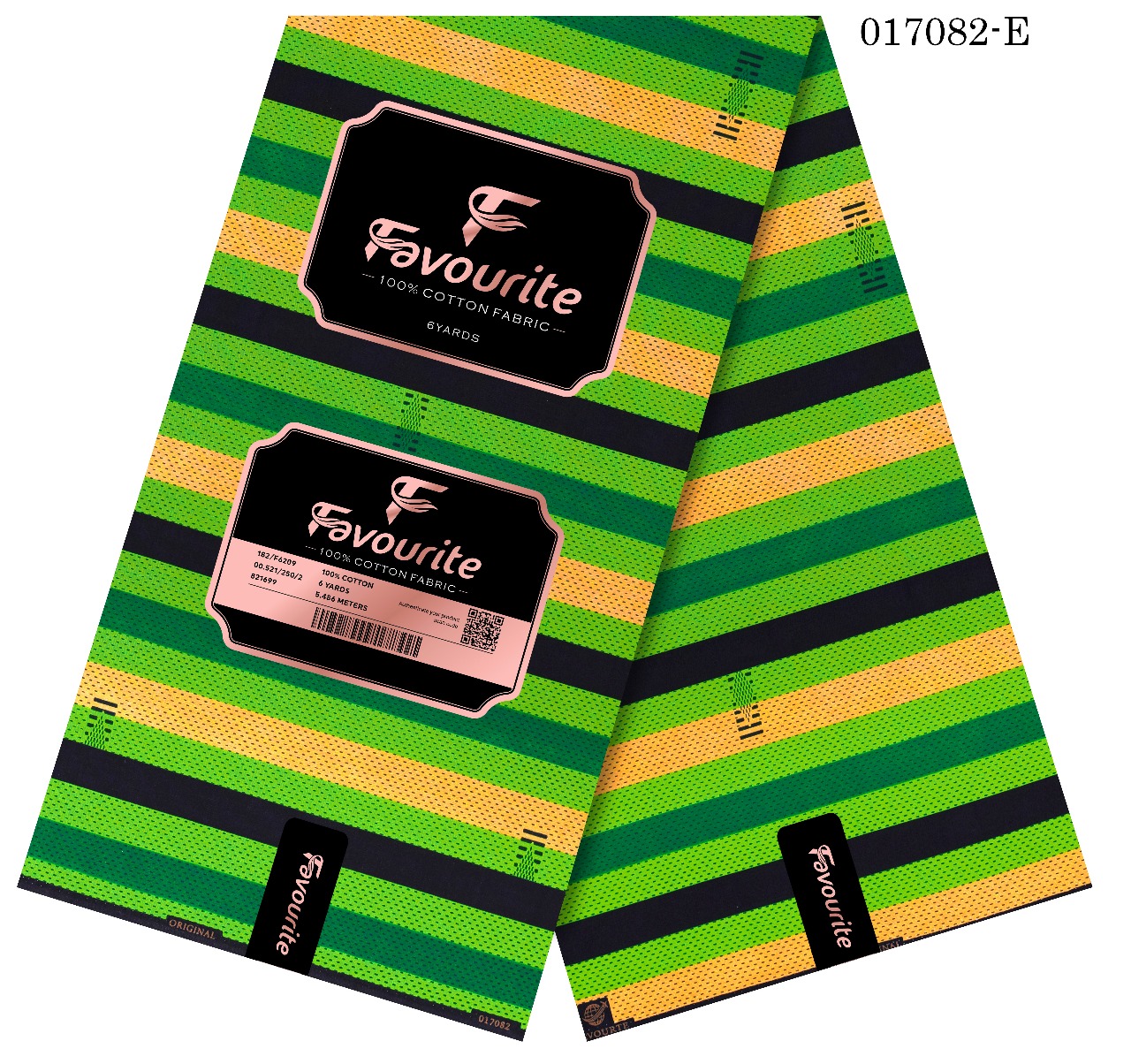 Favourite Emerald Marigold Stripe