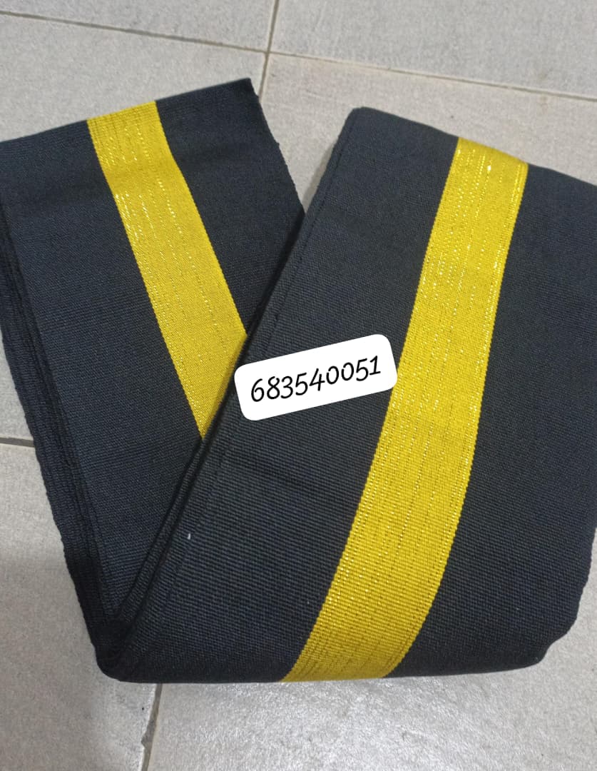 Ghana Smoked Black Gold Sash
