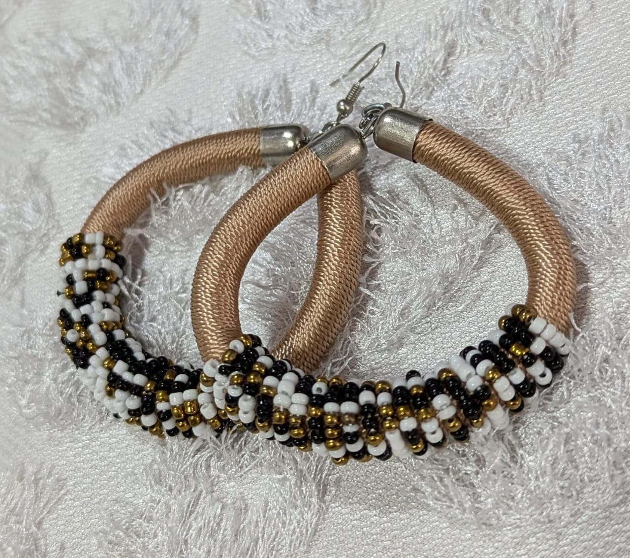 Champagne Monochrome Hoops