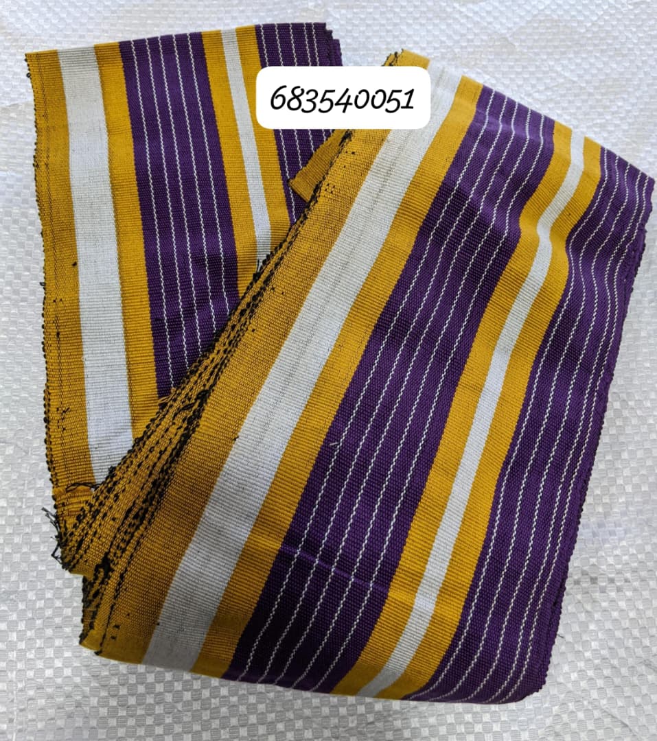 Ghana Smoked Royal Purple Marigold Stripe
