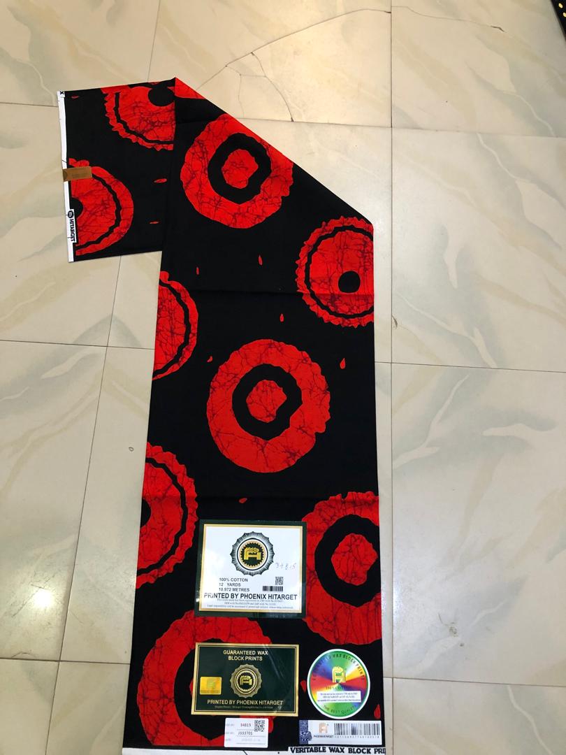 Hitarget Noir & Crimson Batik Ring