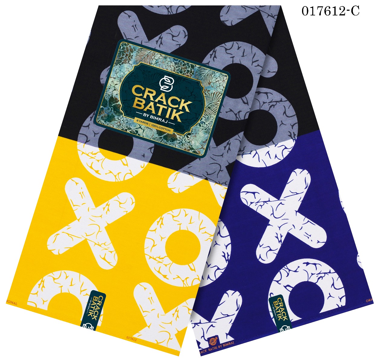 Crack Batik Tricolour XO