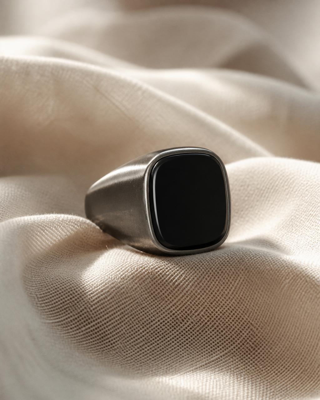 Onyx Signet Ring